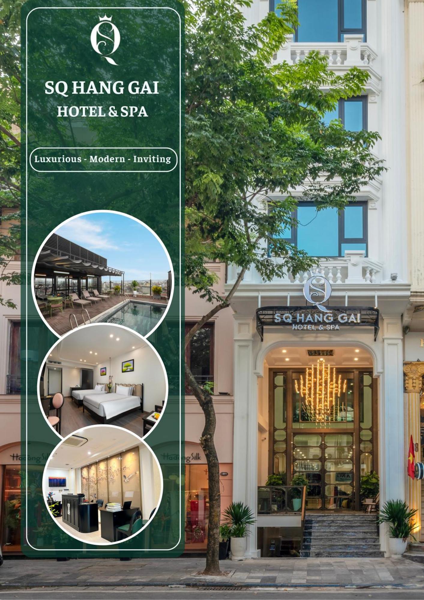 האנוי Sq Hang Gai Hotel & Spa מראה חיצוני תמונה